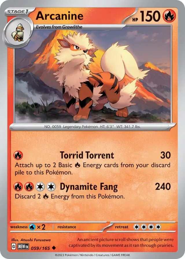 Arcanine (059/165) - 151