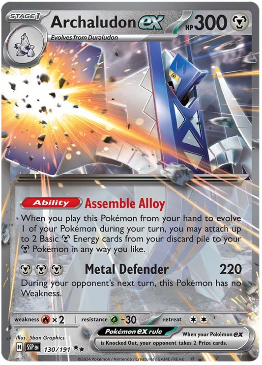 Archaludon ex (130/191) - Surging Sparks