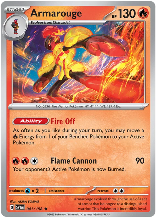 Armarouge Holo (041/198) - Scarlet & Violet