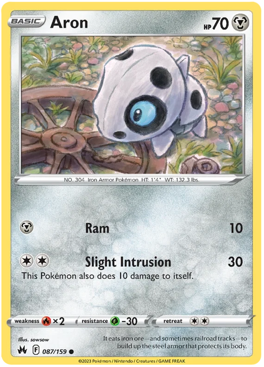 Aron (087/159) - Crown Zenith