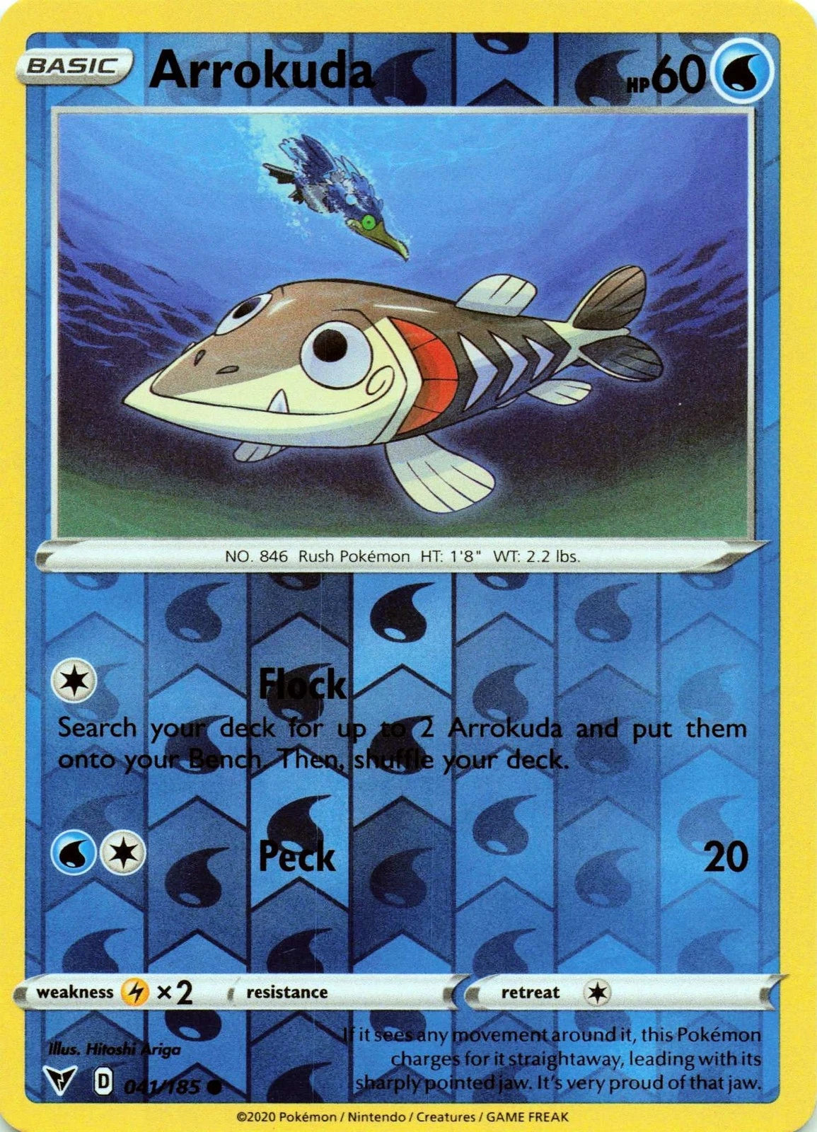 Arrokuda Reverse Holo (041/185) - Vivid Voltage
