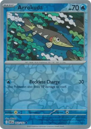 Arrokuda Reverse Holo (062/182) - Destined Rivals