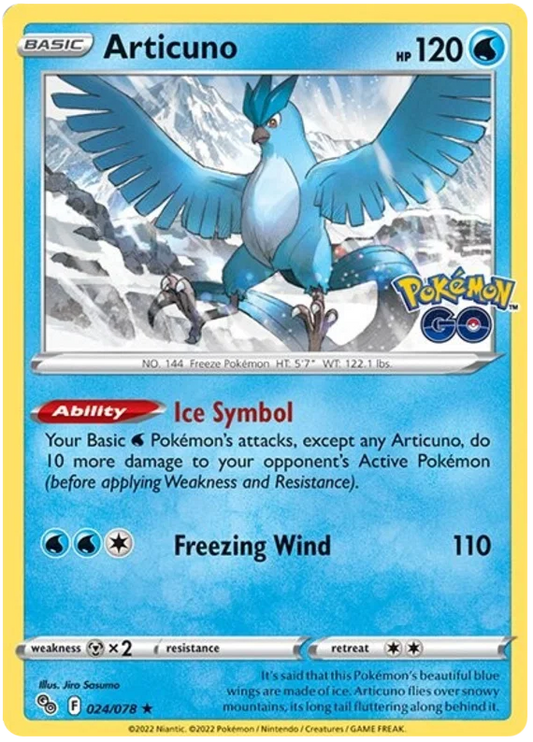 Articuno [Reverse Holo] (024/078) - Pokémon Go