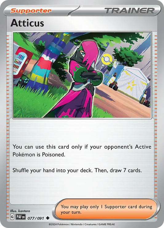 Atticus (077/091) - Paldean Fates
