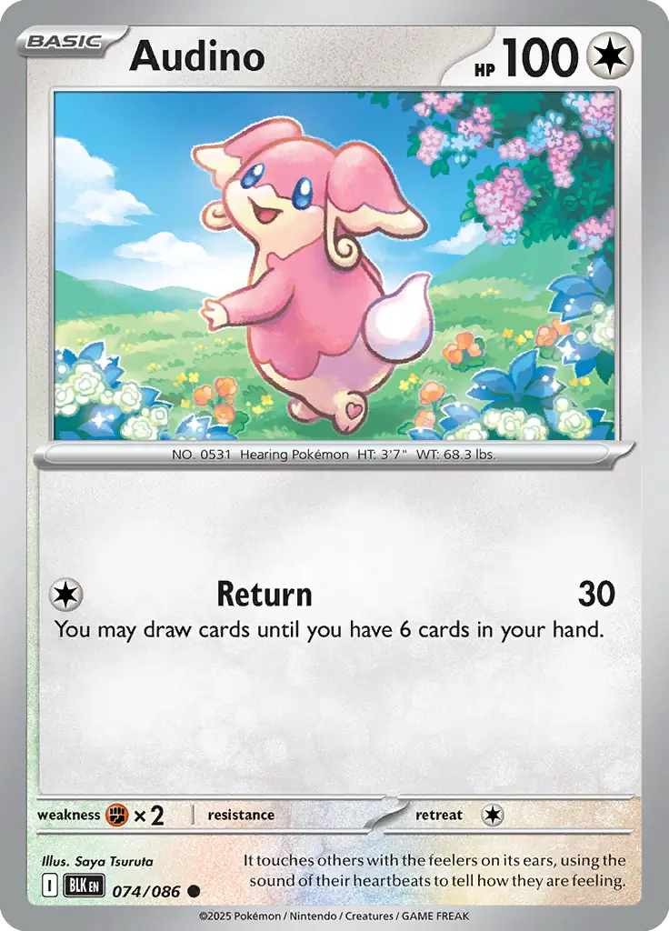 Audino (074/086) - Black Bolt