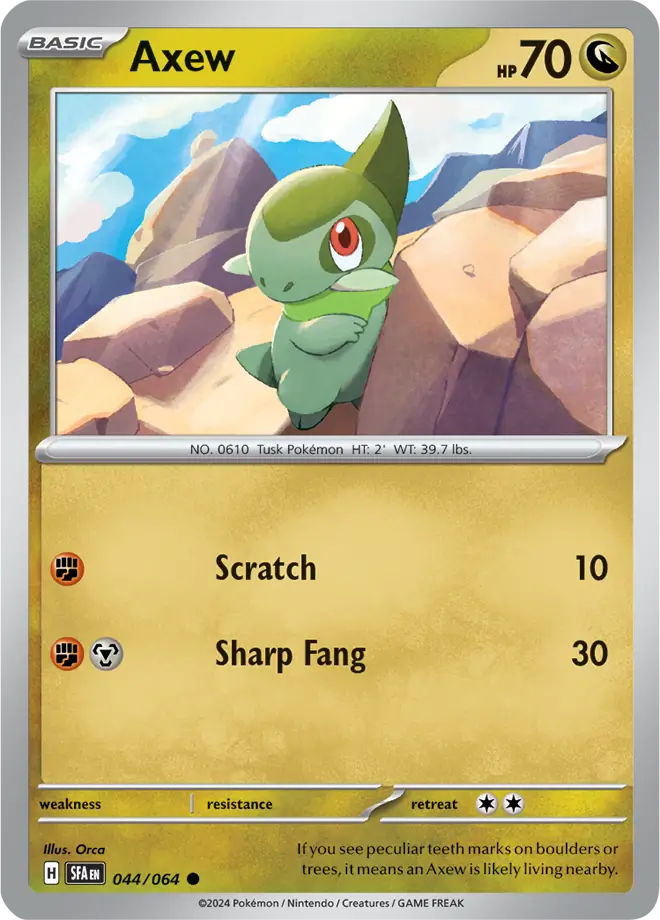Axew (044/064) - Shrouded Fable