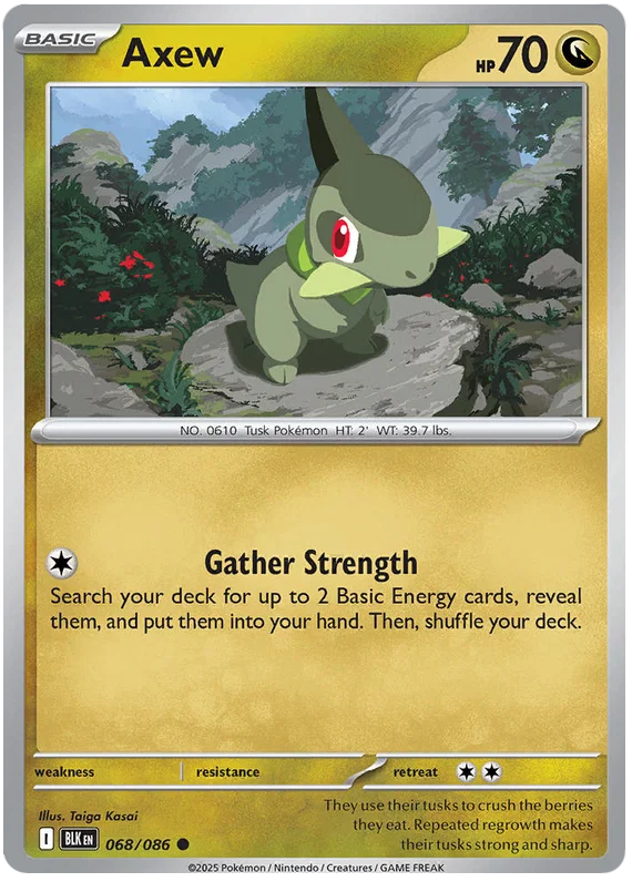 Axew (068/086) - Black Bolt