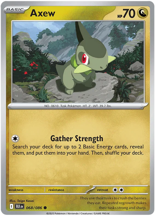 Axew (068/086) - Black Bolt