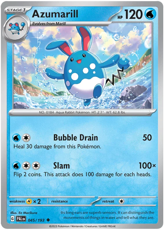 Azumarill (045/193) - Paldea Evolved