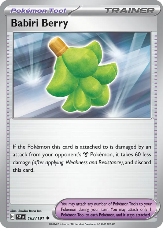 Babiri Berry (163/191) - Surging Sparks