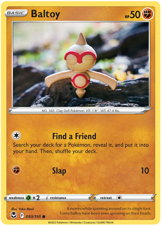 Baltoy (093/195) - Silver Tempest