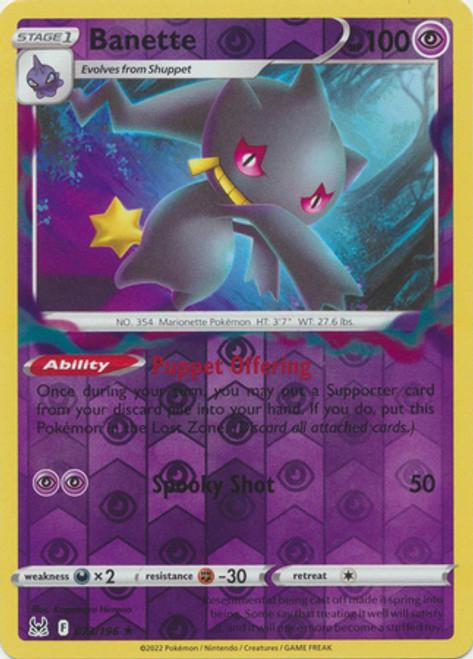 Banette Reverse Holo (073/196) - Lost Origin