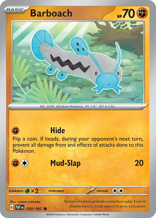 Barboach (050/091) - Paldean Fates
