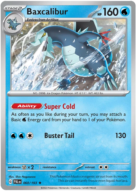 Baxcalibur Holo (060/193) - Paldea Evolved