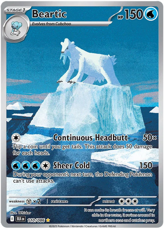 Beartic (110/086) Illustration Rare - Black Bolt
