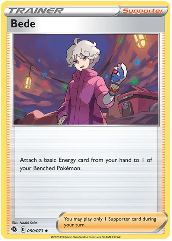 Bede [Reverse Holo] (050/073) - Champion's Path