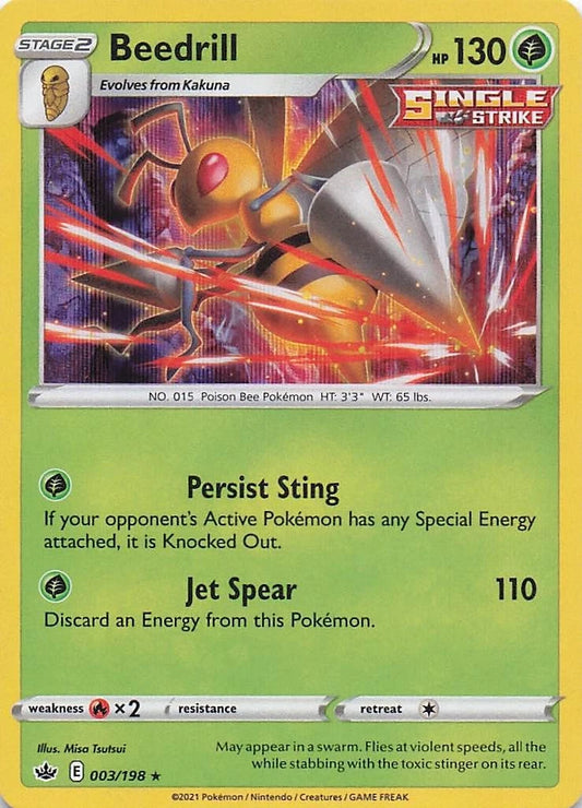 Beedrill Holo (003/198) - Chilling Reign