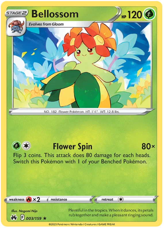 Bellossom (003/159) - Crown Zenith