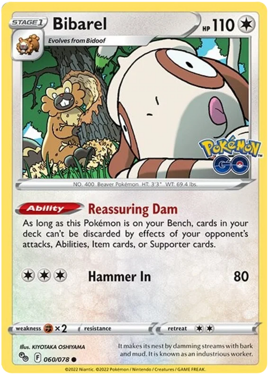 Bibarel (060/078) - Pokémon Go