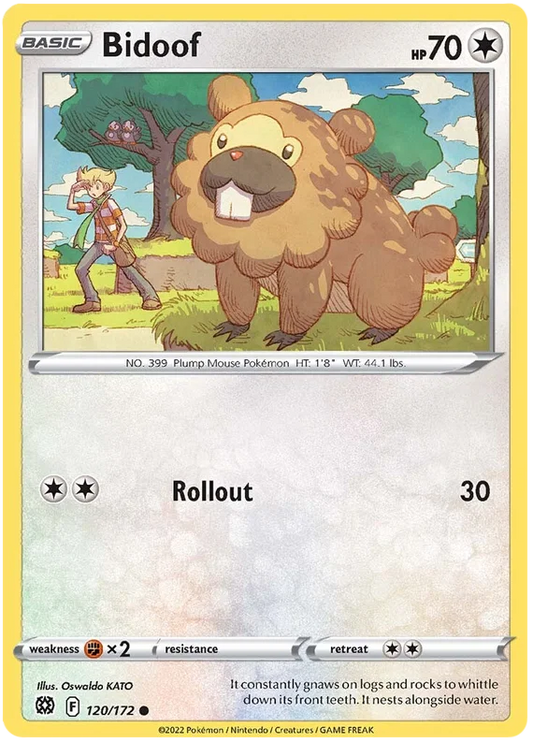 Bidoof (120/172) - Brilliant Stars