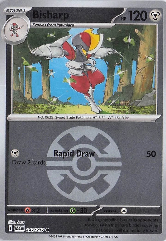 Bisharp Ball Reverse Holo (147/217) - Ascended Heroes