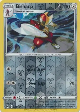 Bisharp Reverse Holo (093/159) - Crown Zenith