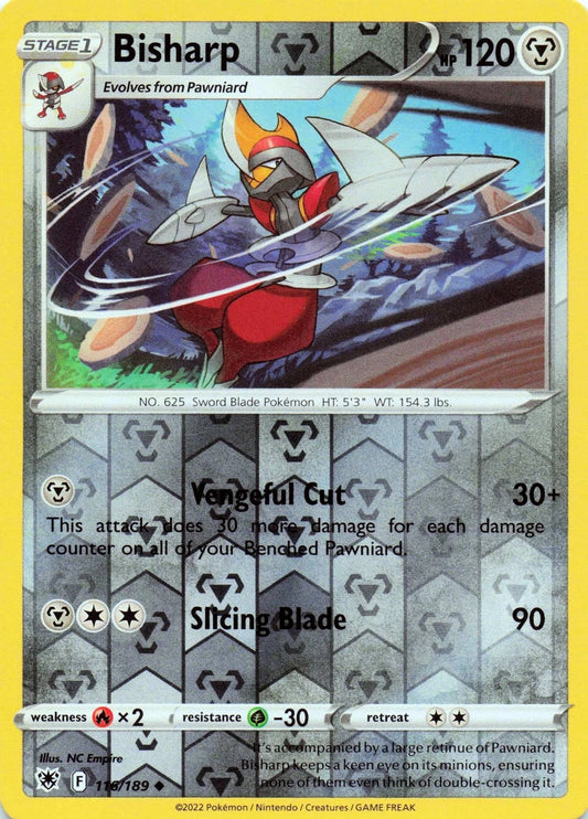 Bisharp Reverse Holo (116/189) - Astral Radiance
