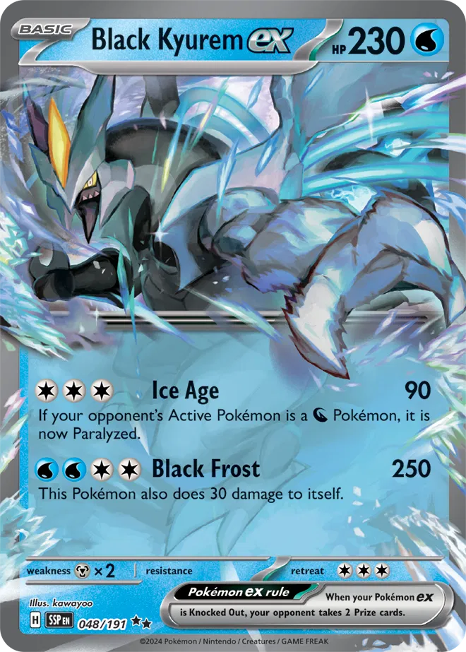 Black Kyurem ex (048/191) - Surging Sparks