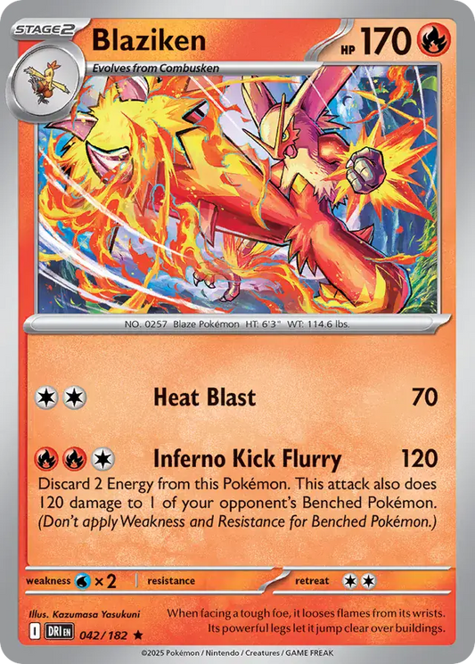 Blaziken Holo (042/182) - Destined Rivals