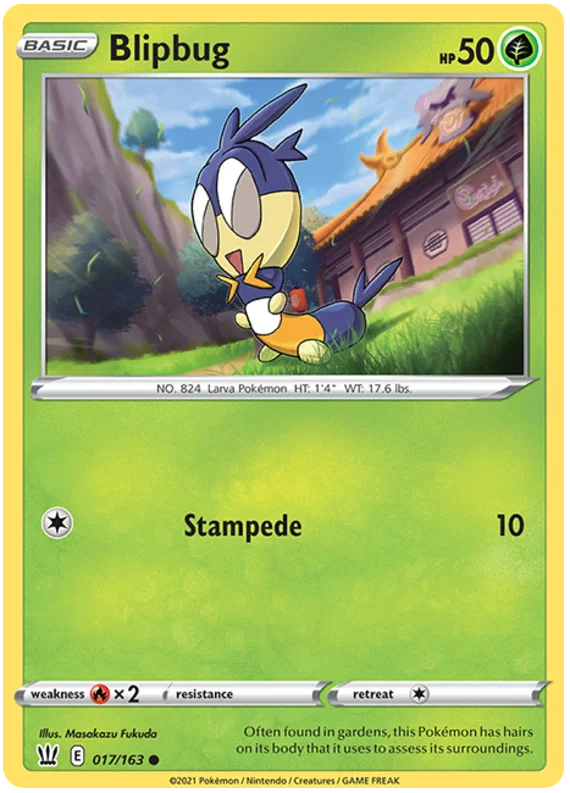 Blipbug [Reverse Holo] (017/163) - Battle Styles