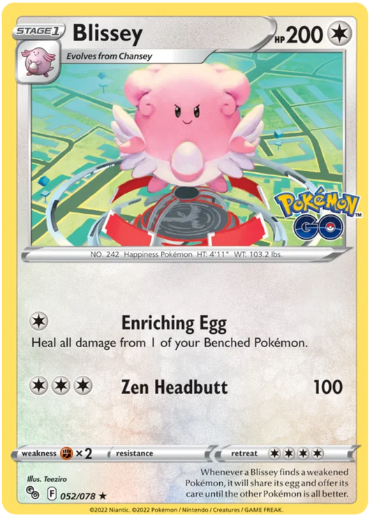 Blissey Holo (052/078) - Pokémon Go