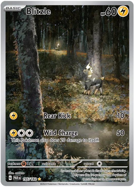 Blitzle (195/167) Illustration Rare - Paradox Rift
