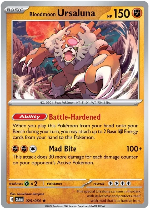 Bloodmoon Ursaluna [Reverse Holo] (025/064) - Shrouded Fable