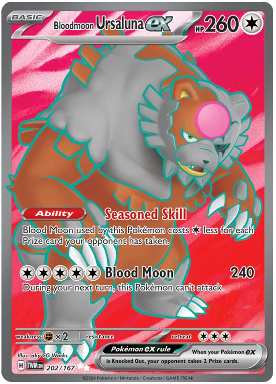 Bloodmoon Ursaluna ex (202/167) Ultra Rare - Twilight Masquerade