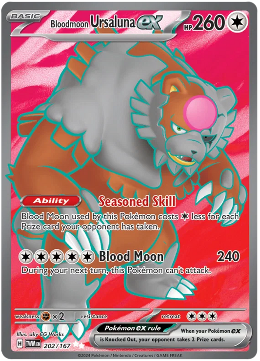 Bloodmoon Ursaluna ex (202/167) Ultra Rare - Twilight Masquerade