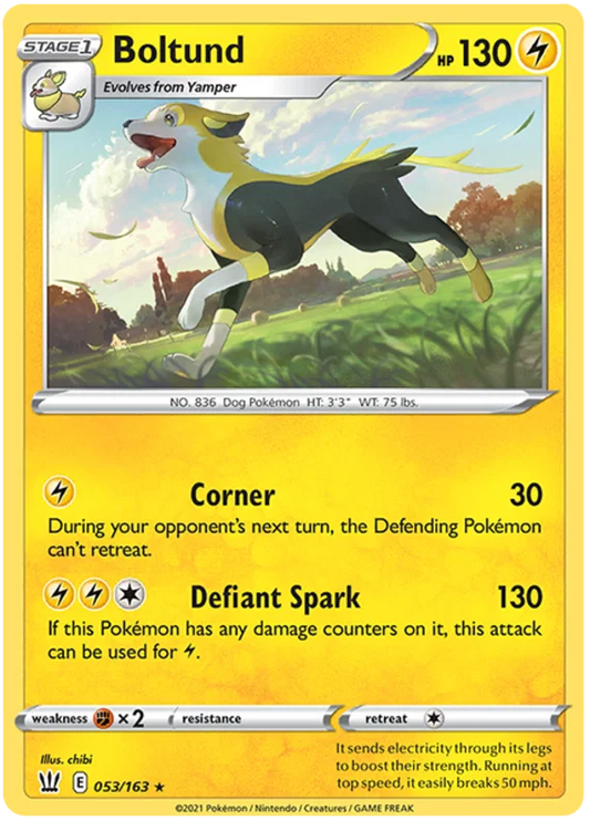 Boltund [Reverse Holo] (053/163) - Battle Styles