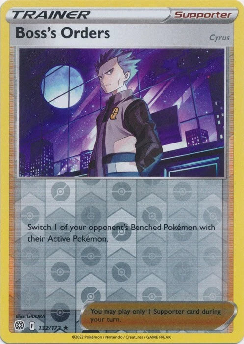 Boss's Orders Reverse Holo (132/172) - Brilliant Stars