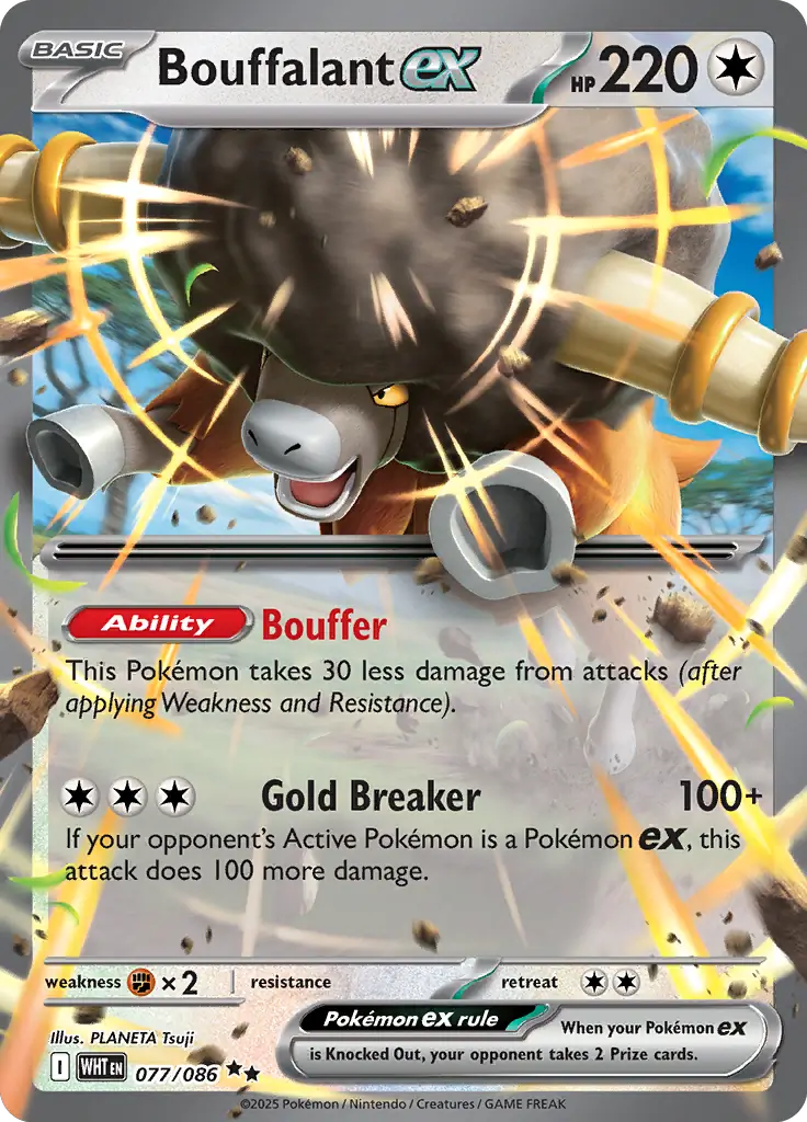Bouffalant ex (077/086) - White Flare