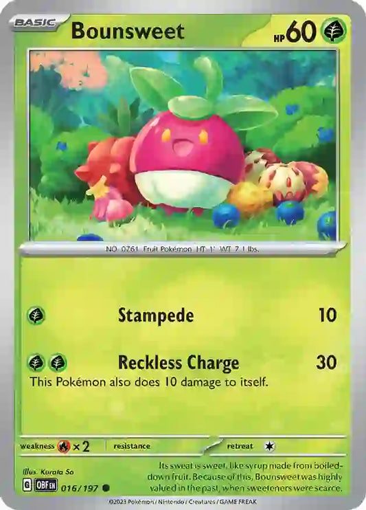Bounsweet (016/197) - Obsidian Flames