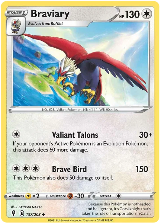 Braviary (137/203) - Evolving Skies