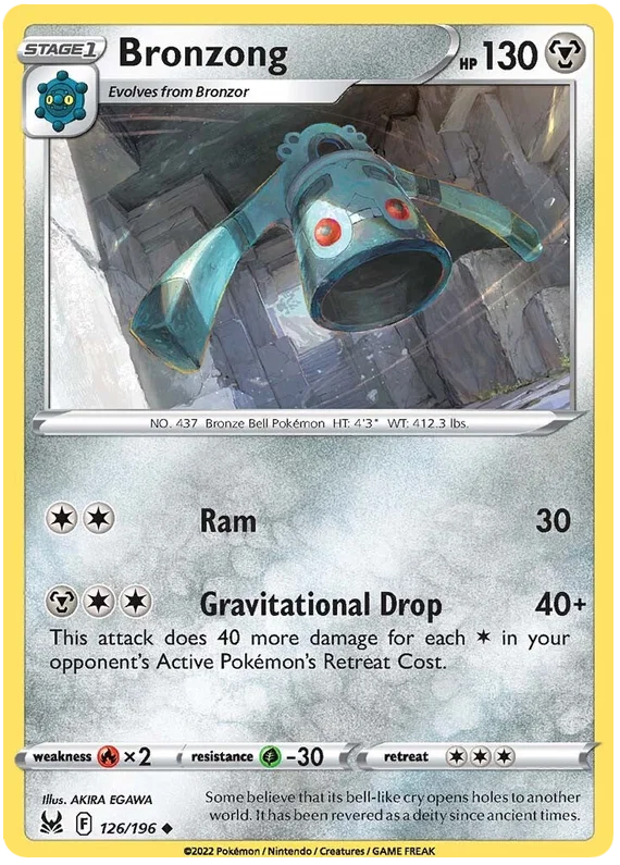 Bronzong (126/196) - Lost Origin