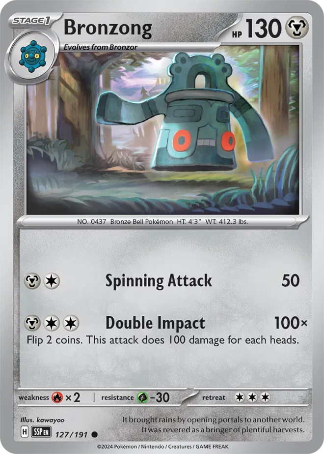 Bronzong (127/191) - Surging Sparks