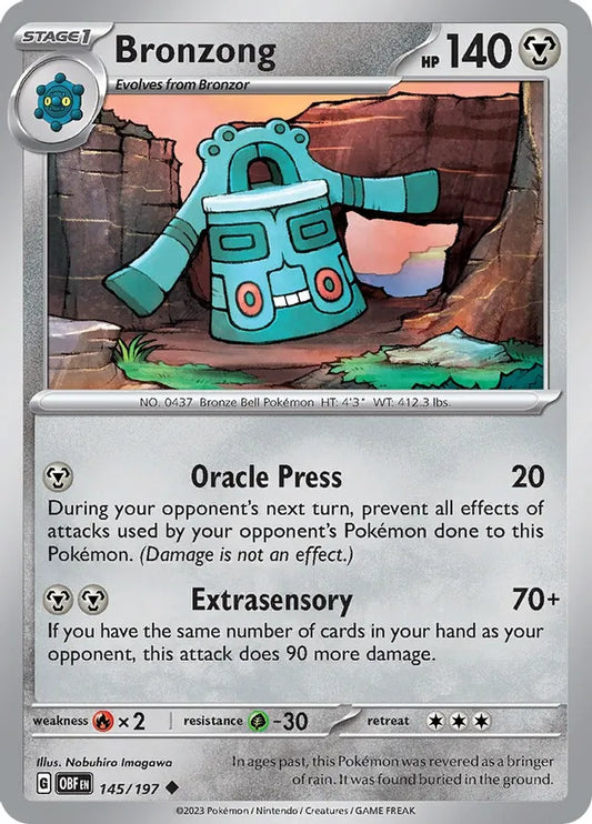 Bronzong (145/197) - Obsidian Flames