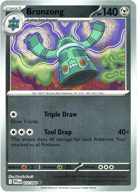 Bronzong Reverse Holo (072/094) - Phantasmal Flames