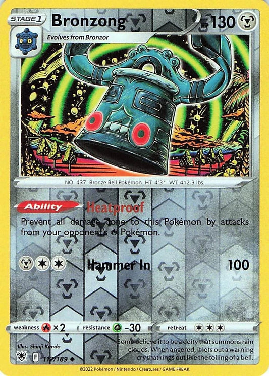 Bronzong Reverse Holo (112/189) - Astral Radiance