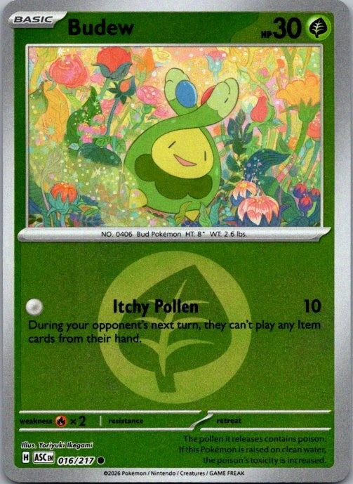 Budew Energy Reverse Holo (016/217) - Ascended Heroes