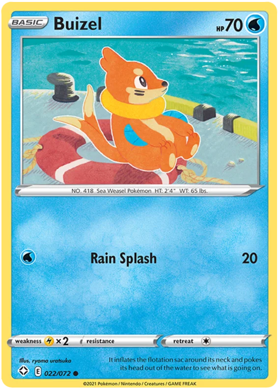 Buizel (022/072) - Shining Fates