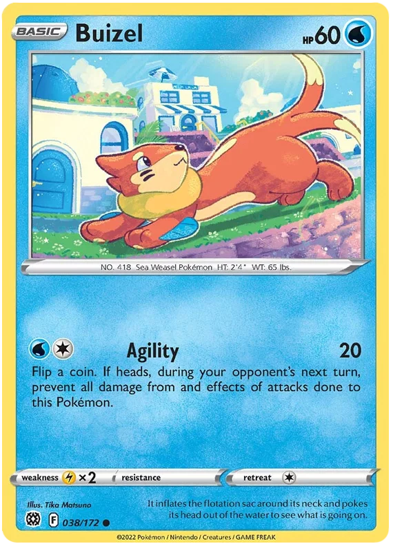 Buizel (038/172) - Brilliant Stars