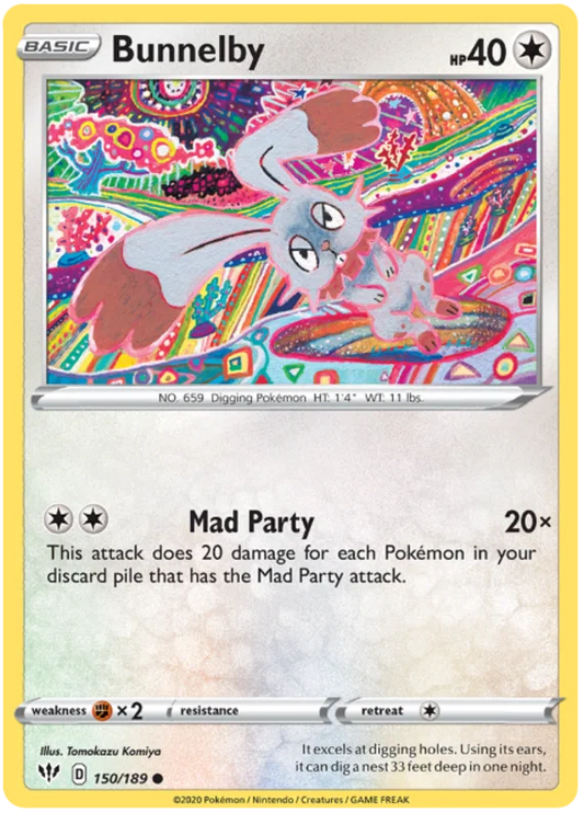 Bunnelby (150/189) - Darkness Ablaze