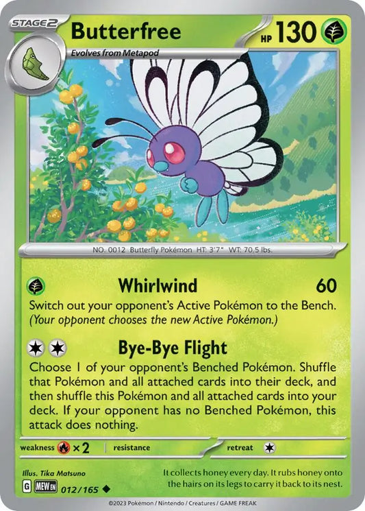 Butterfree (012/165) - 151